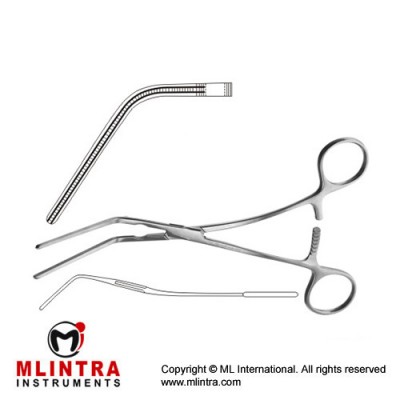DeBakey Atrauma Multipurpose Vascular Clamp Stainless Steel, 16 cm - 6 1/4"